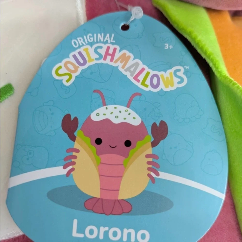 Squishmallows Lorono Lobster Roll Plush 21” Toy New NWT